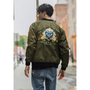 BibiSama Zodiac NEW Bomber Monkey Jacket Size XL 12 Color Embroidery Designs